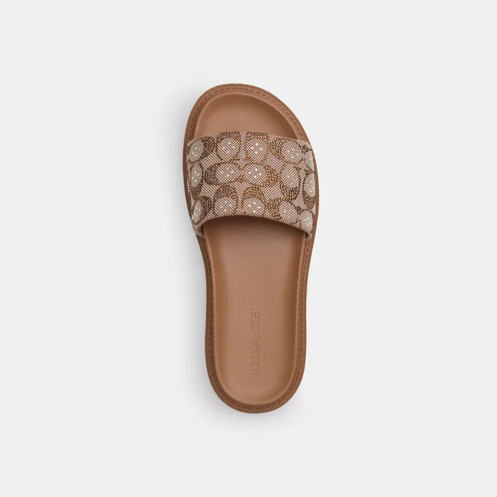 C | Crystal Jacquard Mule