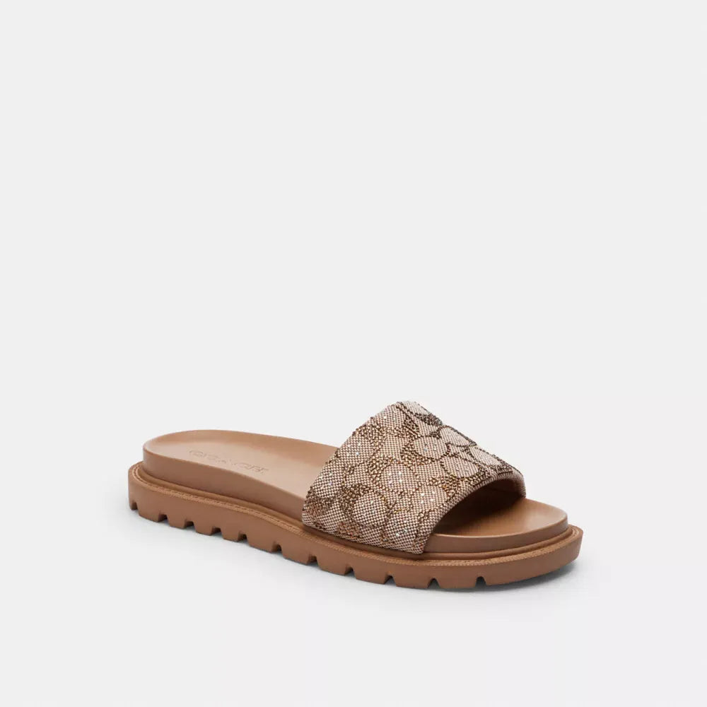 C | Crystal Jacquard Mule